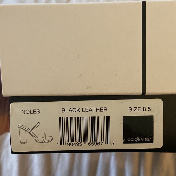 *Sold* Dolce vita Noles black and snake skin heels size 8.5 with box - Picture 16 of 16